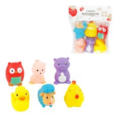 Набор пищалок для купания Зверята