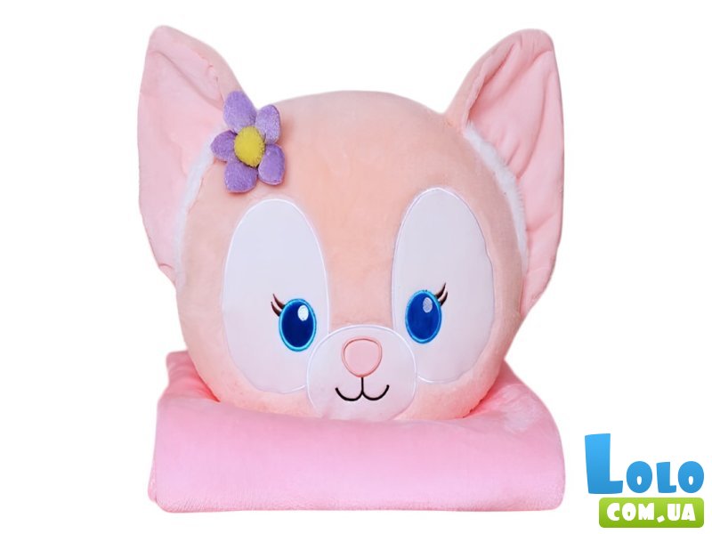 Мягкая игрушка с пледом, 42 см