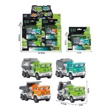 Машина металлопластиковая Мусоровоз (в ассортименте)