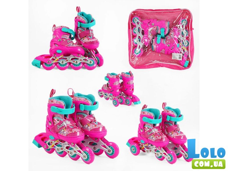 Детские ролики Best Roller, XS (26-28), розовые
