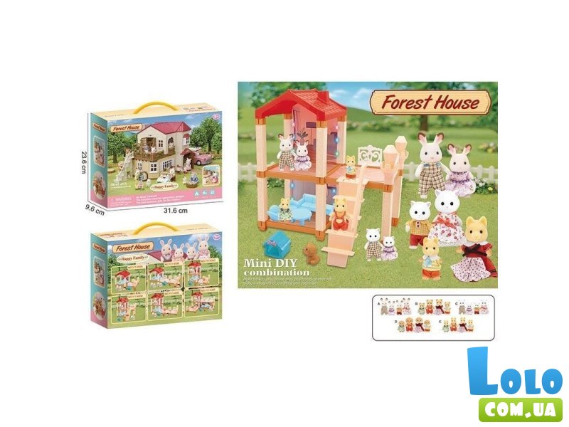 Домик с флоксовыми животными (в ассортименте)