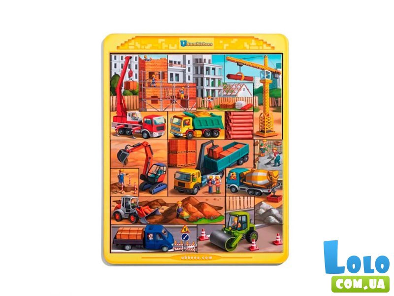 Пазл деревянный Тетрис большой - Строительная площадка, Ubee