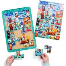 Деревянный пазл-тетрис Котики, Ubee