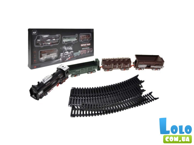 Железная дорога со светом