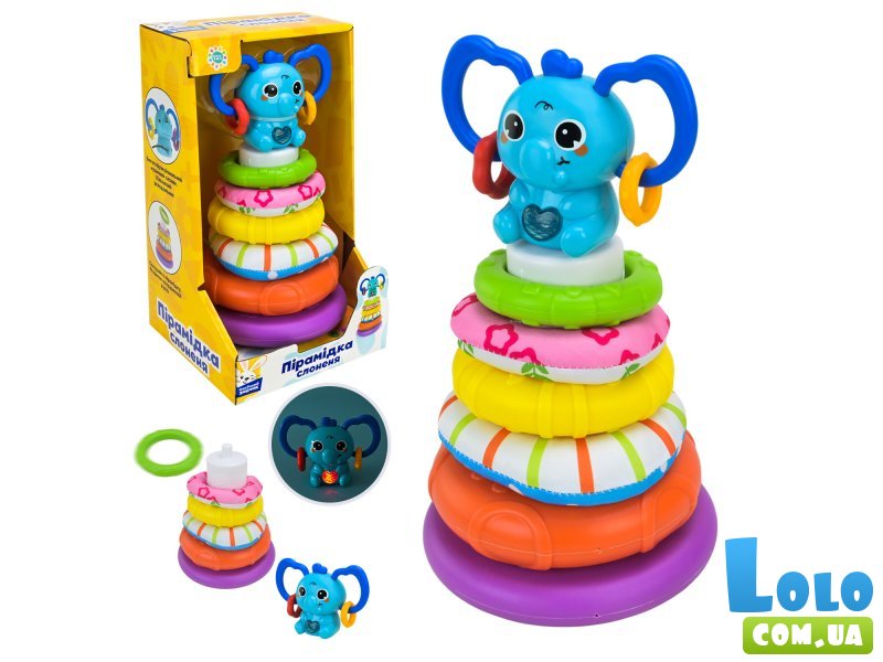 Пирамидка музыкальная Слоненок
