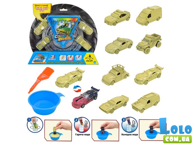 Набор металлических машин (в ассортименте)