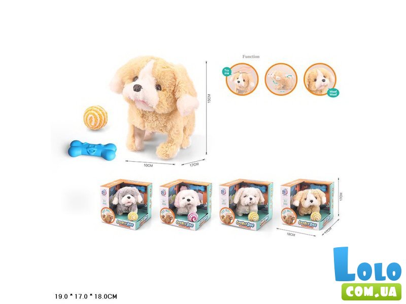 Мягкая интерактивная игрушка Собачка (в ассортименте)