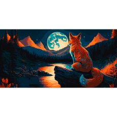 Картина по номерам Ночной покой, Art Craft (40х80 см)