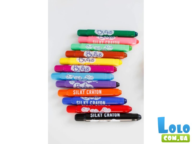 Шелковистые карандаши, Buliko (12 цветов)
