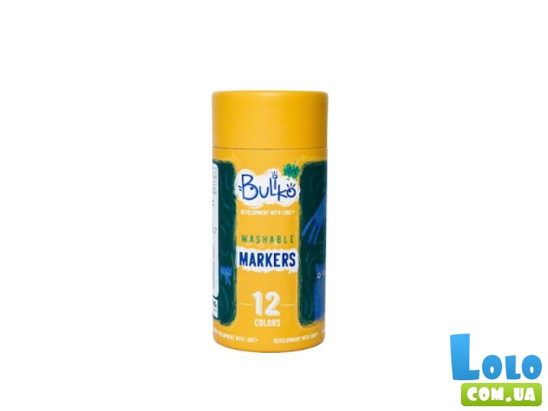 Водные маркеры, Buliko, (12 цветов)