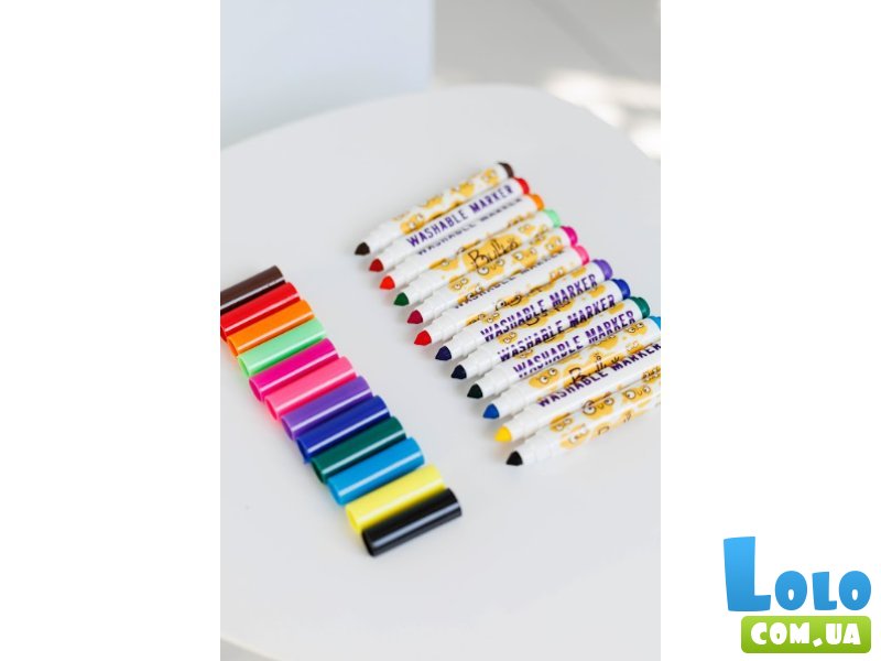 Водные маркеры, Buliko, (12 цветов)