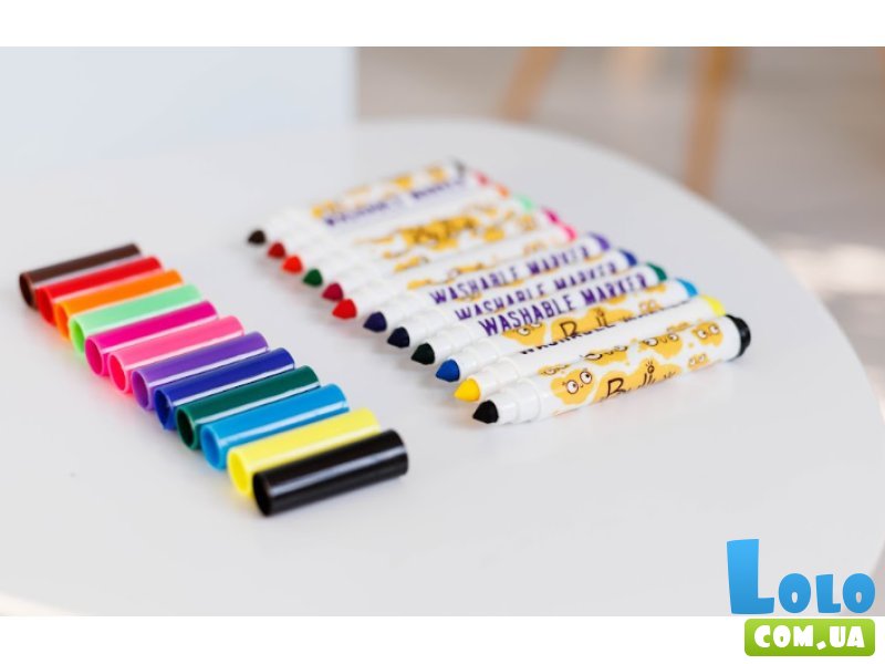 Водные маркеры, Buliko, (12 цветов)