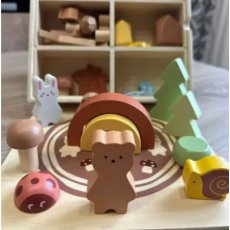 Большой деревянный бокс с фигурками Волшебный лес, Tooky Toy