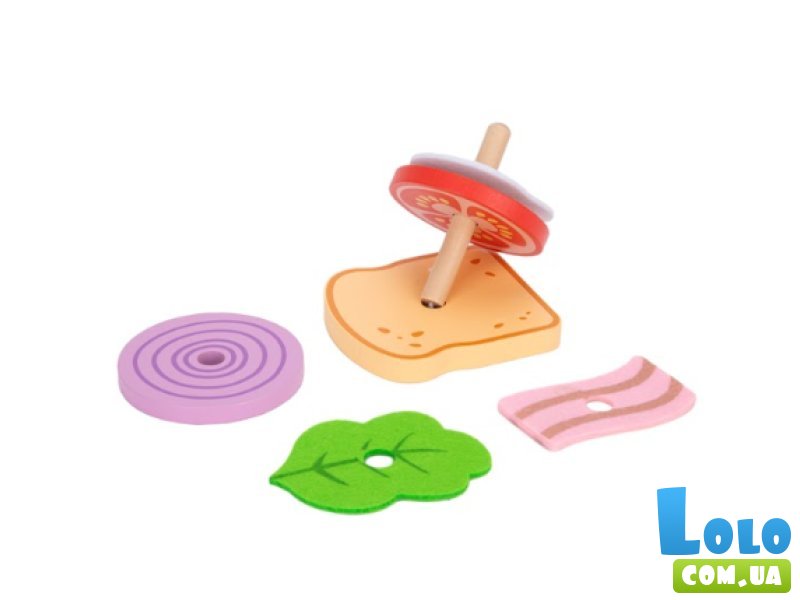 Развивающая игра с карточками Создай сэндвич, Tooky Toy