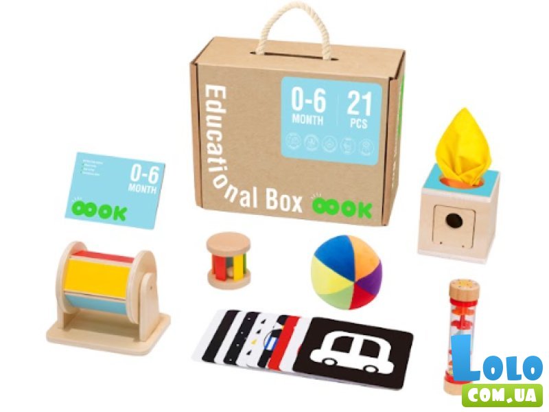 Развивающий бокс 6 в 1, Tooky Toy