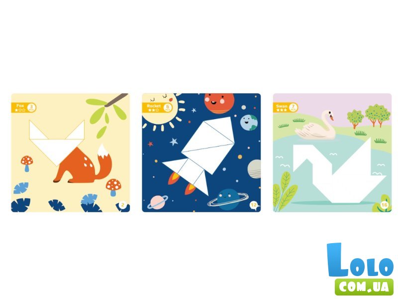 Развивающая деревянная игрушка Магнитный танграм, Tooky Toy