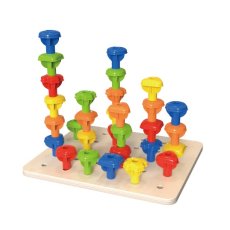 Многофункциональная радужная мозаика-шнуровка, Tooky Toy