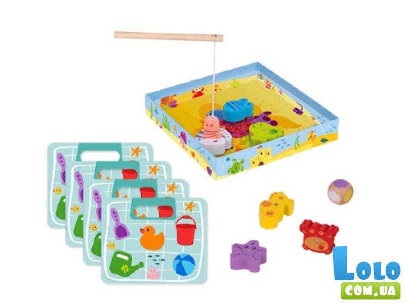 Развивающая магнитная игра 2 в 1 Рыбалка, Tooky Toy