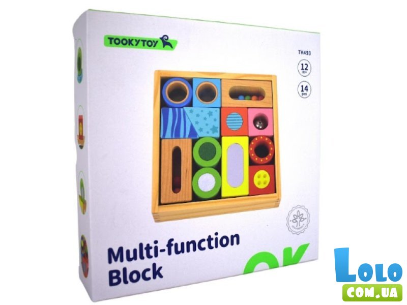 Развивающая игрушка Сенсорные блоки, Tooky Toy