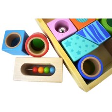 Развивающая игрушка Сенсорные блоки, Tooky Toy