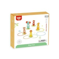 Деревянная игра Кольцеброс. Сообразительные животные, Tooky Toy