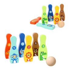 Деревянная игра Веселый боулинг, Tooky Toy