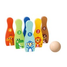 Деревянная игра Веселый боулинг, Tooky Toy