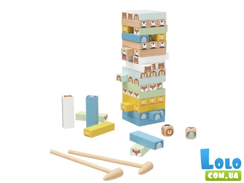 Настольная игра Дженга. Животные, Tooky Toy