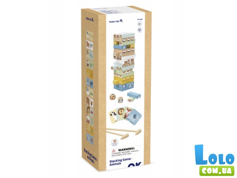 Настольная игра Дженга. Животные, Tooky Toy