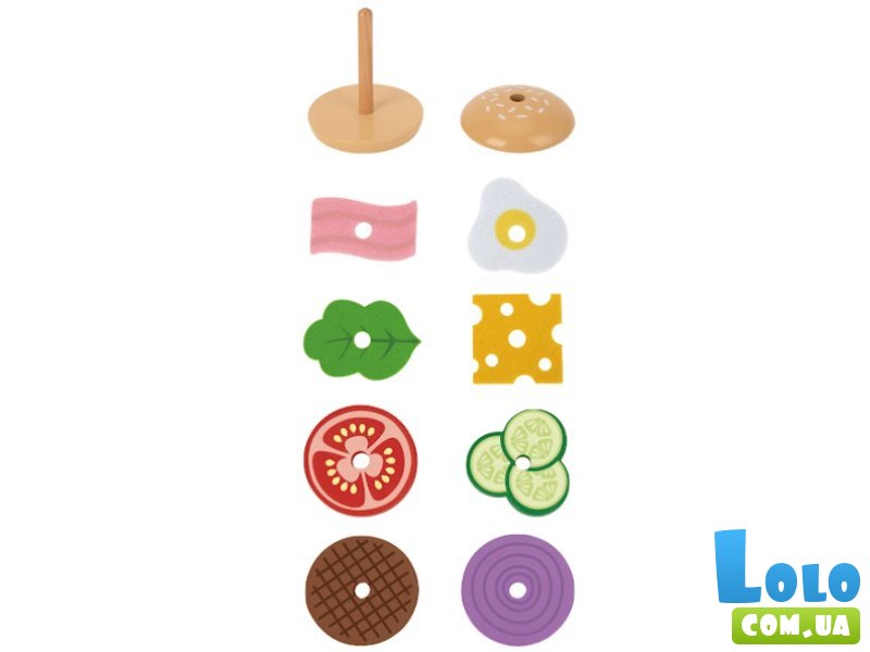 Развивающая игра с карточками Создай свой бургер, Tooky Toy