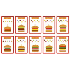 Развивающая игра с карточками Создай свой бургер, Tooky Toy