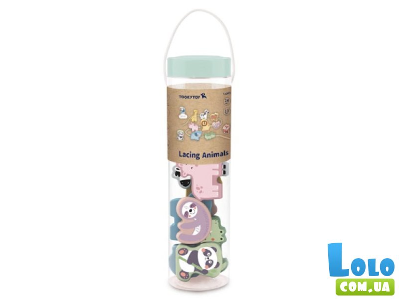 Деревянная шнуровка Зоопарк, Tooky Toy