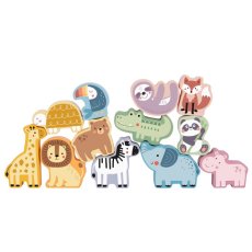 Деревянная игра-балансир Зоопарк, Tooky Toy