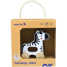 Деревянная каталка Зебра, Tooky Toy