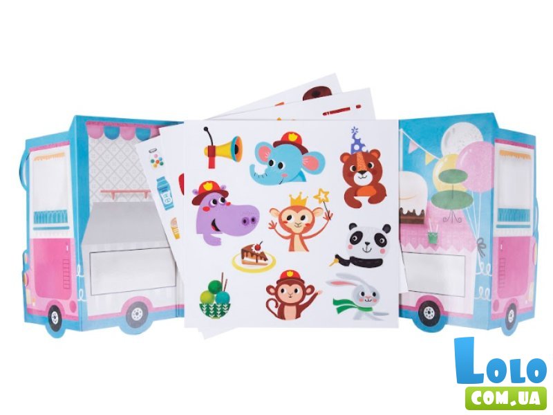 Игровой набор с многоразовыми наклейками, Tooky Land