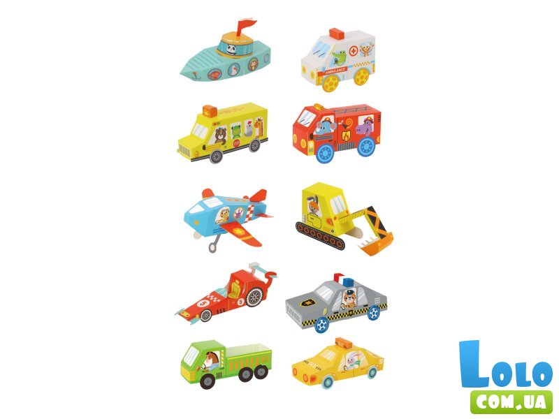 3D оригами Транспорт, Tooky Land