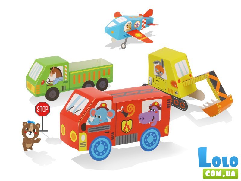 3D оригами Транспорт, Tooky Land