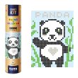 Картина по номерам с наклейками в тубусе Панда, Умняшка (33х48 см)