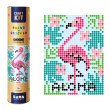 Картина по номерам с наклейками в тубусе Фламинго, Умняшка (33х48 см)