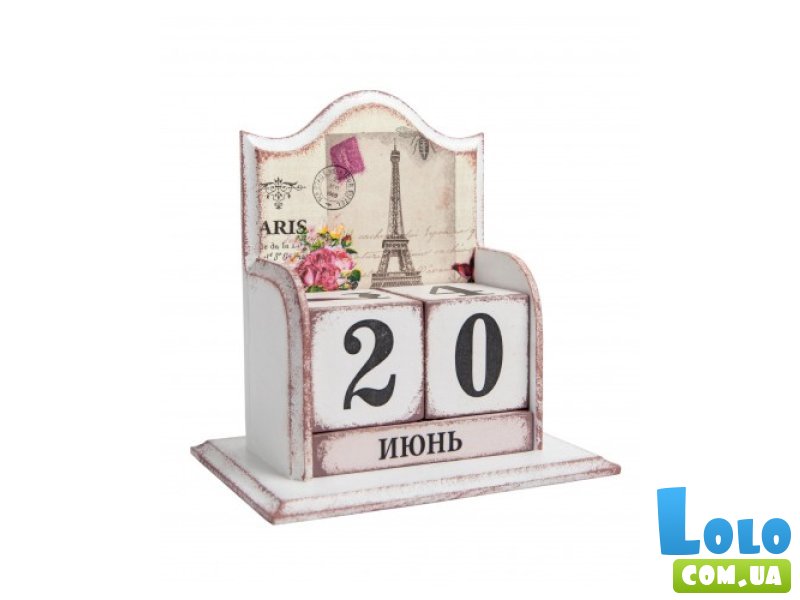 Набор для творчества Декупаж Вечный календарь Париж, Умняшка