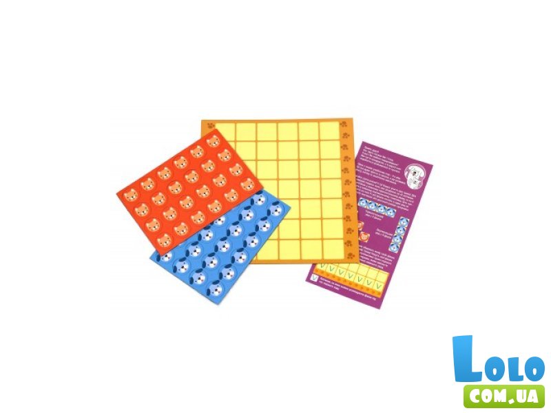 Настольная магнитная игра 4 в ряд, Умняшка