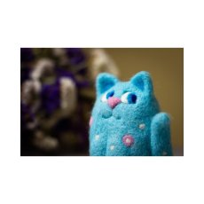 Набор для творчества Валяние Голубой котик, Умняшка