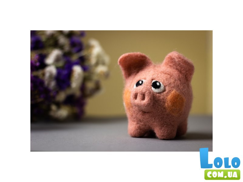 Набор для творчества Валяние Свинка, Умняшка