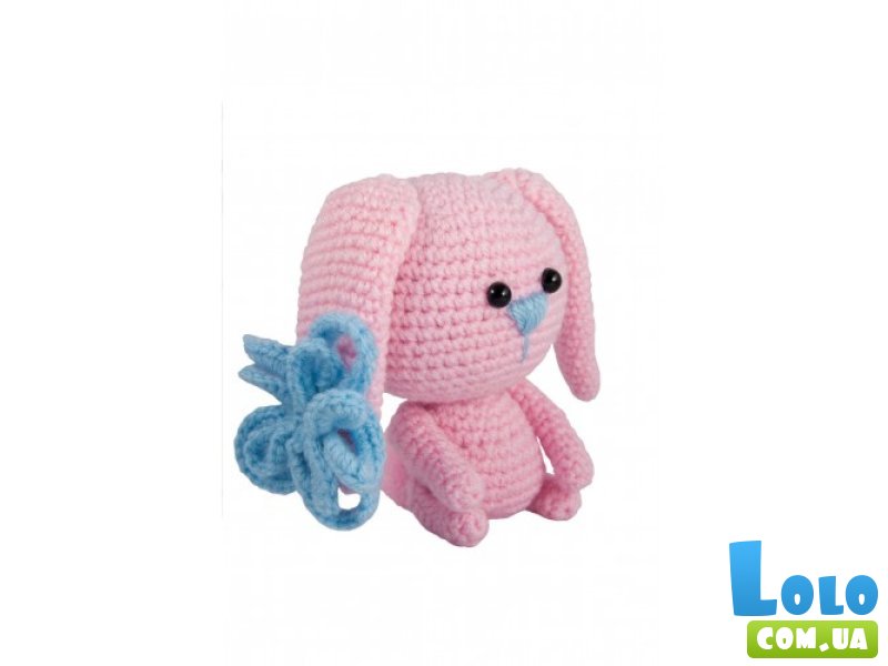 Набор для творчества Вязание крючком Зайчик, Умняшка