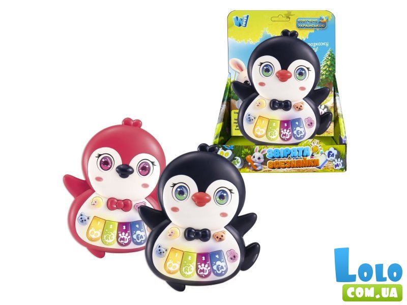 Развивающее пианино Пингвин, WToys (в ассортименте)