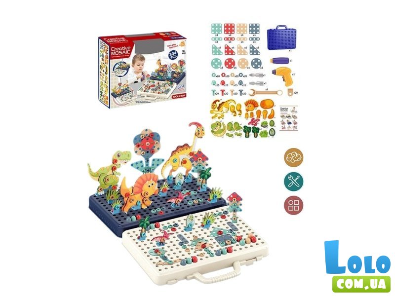 Мозаика 5 в 1 Динозавры