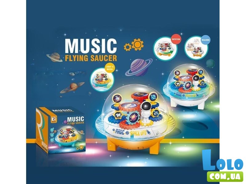 Музыкальная игра Летающая тарелка (в ассортименте)