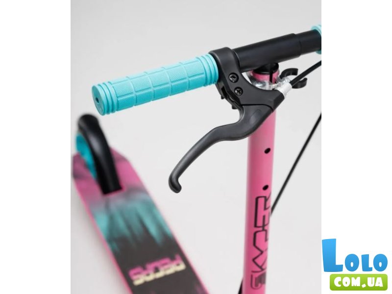 Самокат двухколесный Skyper Pegas (розово-бирюзовый)