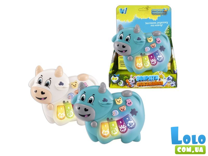 Пианино Коровка, WToys (в ассортименте)