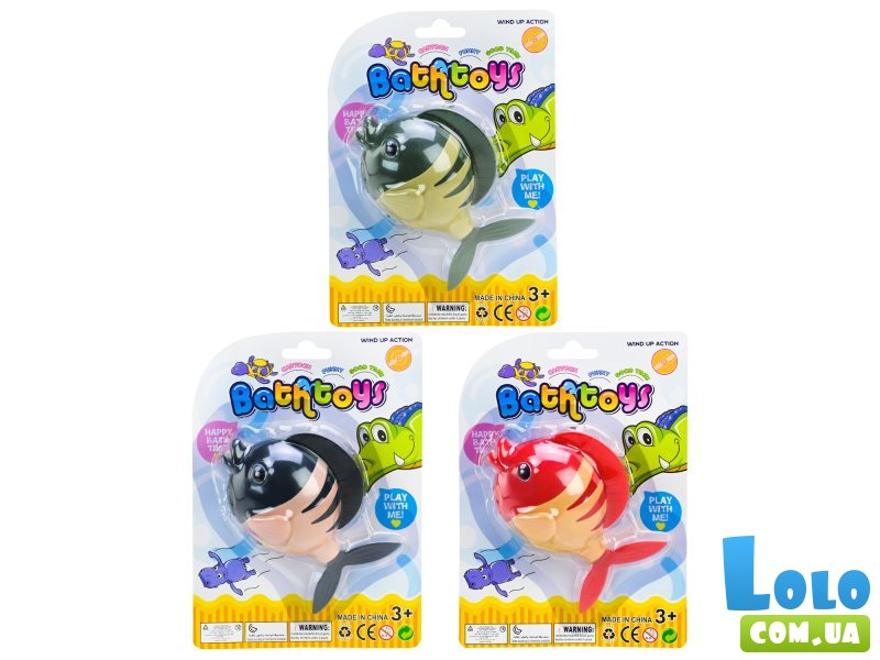Водоплавающая игрушка заводная Рыбка (в ассортименте)